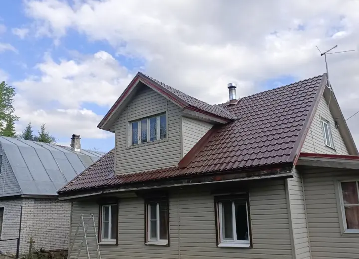 Монтаж кровли на частном доме